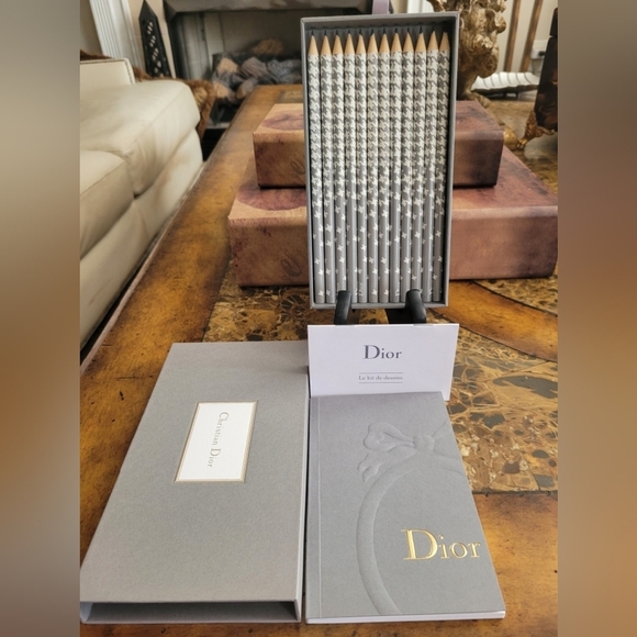 Christian Dior Grey Set of Pencils Accessory - Picture 3 of 4